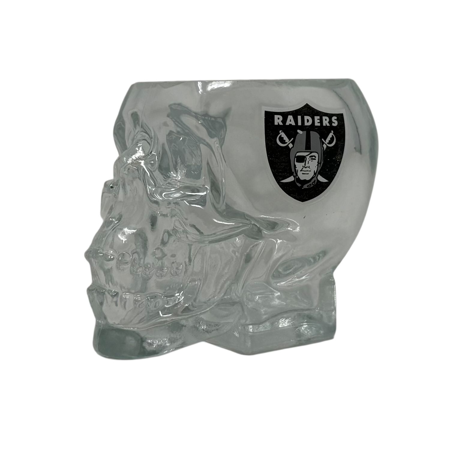Las Vegas Raiders 2 Ounce Skull Shot Glass Las Vegas Raiders 2 Ounce Skull Shot Glass