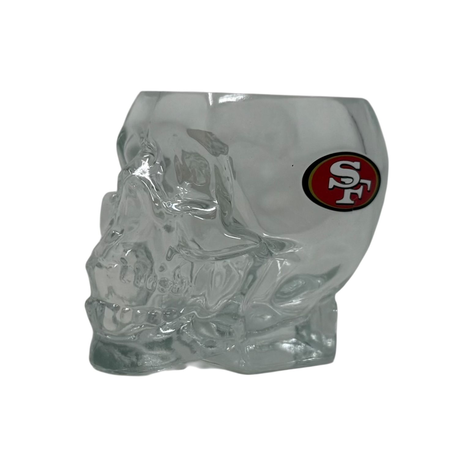 San Francisco 49ers 2 Ounce Skull Shot Glass San Francisco 49ers 2 Ounce Skull Shot Glass