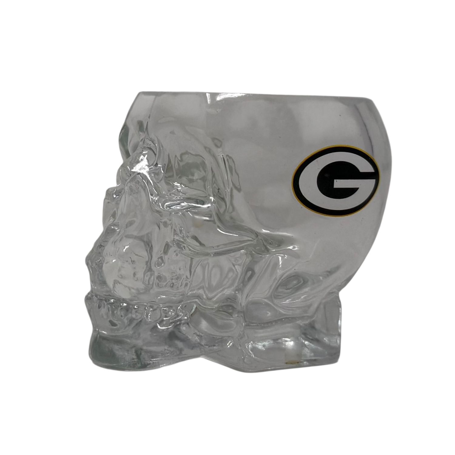 Green Bay Packers 2 Ounce Skull Shot Glass Green Bay Packers 2 Ounce Skull Shot Glass