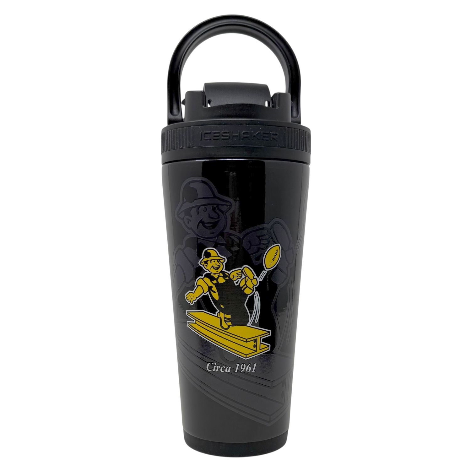 Pittsburgh Steelers 26oz Stainless Steel Ice Shaker Bottle Pittsburgh Steelers 26oz Stainless Steel Ice Shaker Bottle