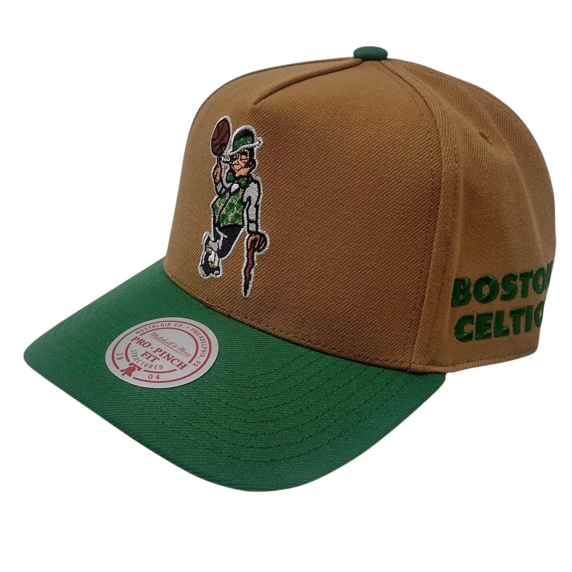 Boston Celtics Men’s Gold NBA Legendary Home Pro Mitchell & Ness Team Snapback Hat