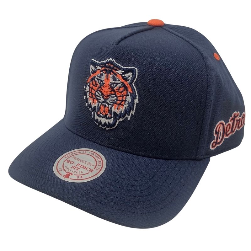 Detroit Tigers Men’s Navy Mitchell & Ness MLB Legendary Home Pro Snapback Adjustable Hat Detroit Tigers Men’s Navy Mitchell & Ness MLB Legendary Home Pro Snapback Adjustable Hat