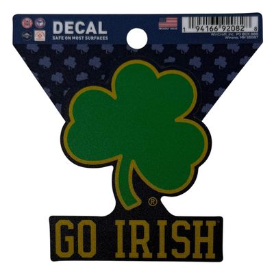 Notre Dame Fighting Irish Go Irish 3 Notre Dame Fighting Irish Go Irish 3" x 3" Decal