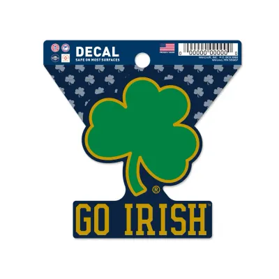 Notre Dame Fighting Irish Go Irish 3 Notre Dame Fighting Irish Go Irish 3" x 3" Decal