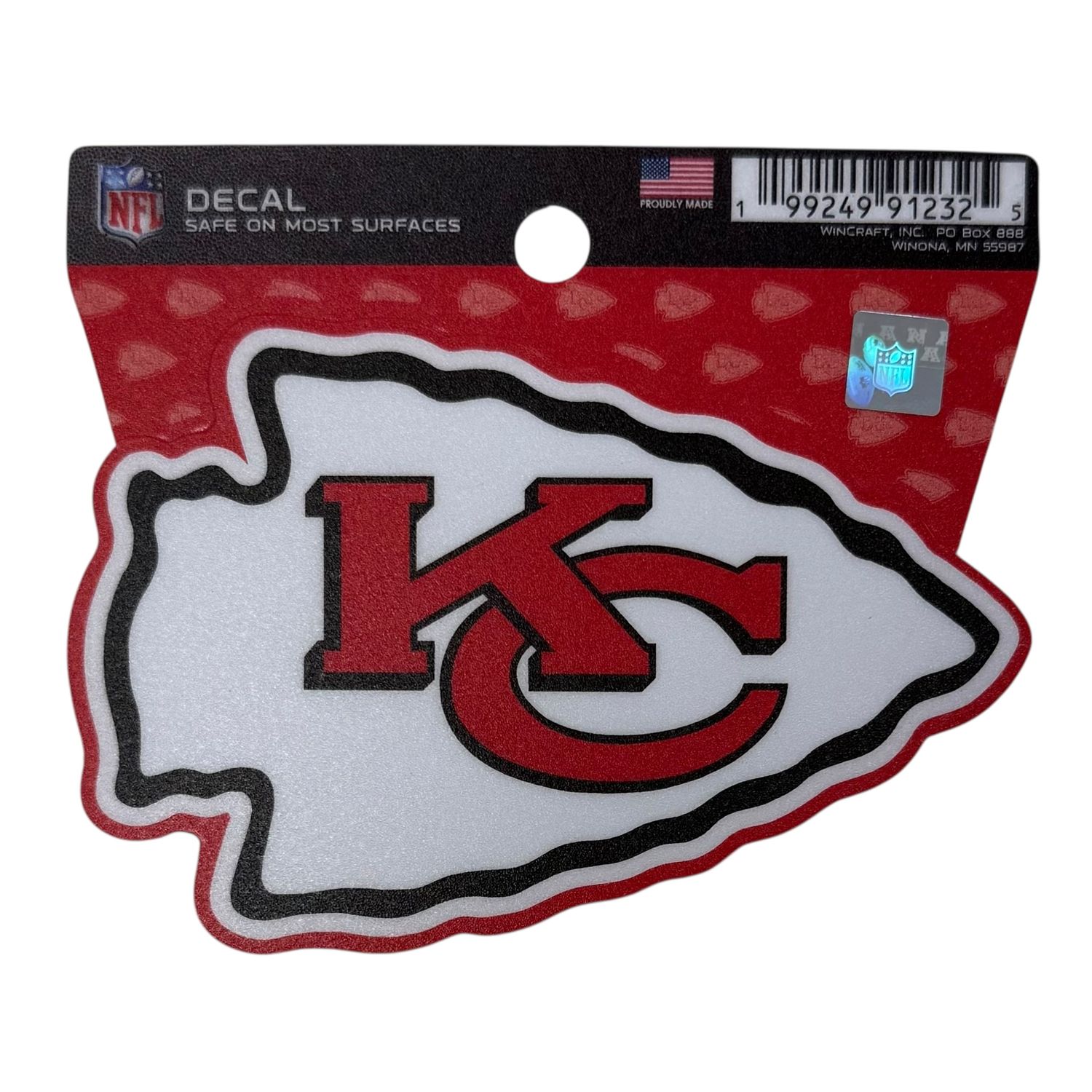 Kansas City Chiefs Logo 3" x 3" Decal