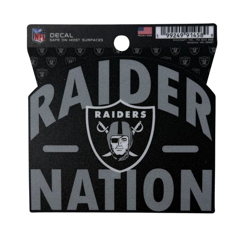 Las Vegas Raiders Nation 3" x 3" Decal