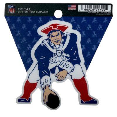 New England Patriots Retro Logo 4 New England Patriots Retro Logo 4" x 4" Perfect Cut Color Decal