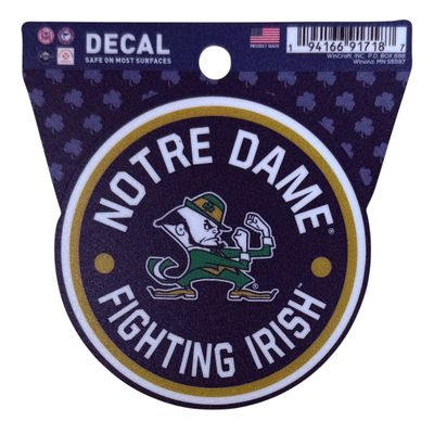 Notre Dame Fighting Irish Round 3 Notre Dame Fighting Irish Round 3" x 3" Decal