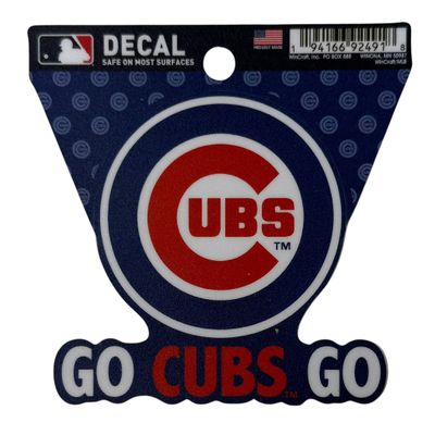 Chicago Cubs Go Cubs Go 3 Chicago Cubs Go Cubs Go 3" x 3" Decal