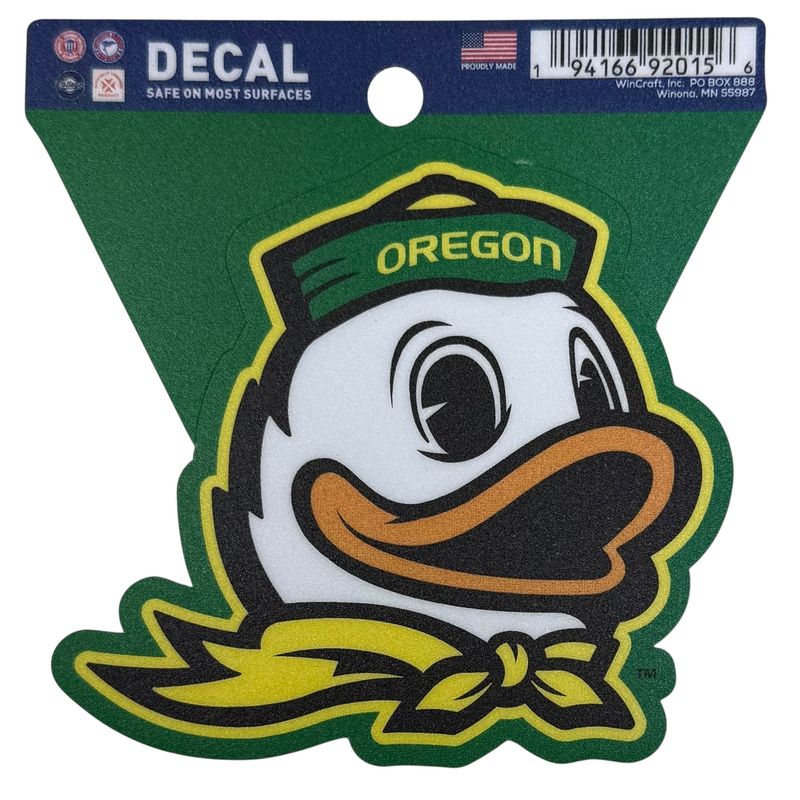 Oregon Ducks Mascot 3" x 3" Decal