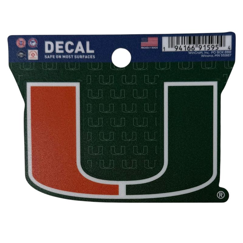 Miami Hurricanes Logo 3 Miami Hurricanes Logo 3" x 3" Decal