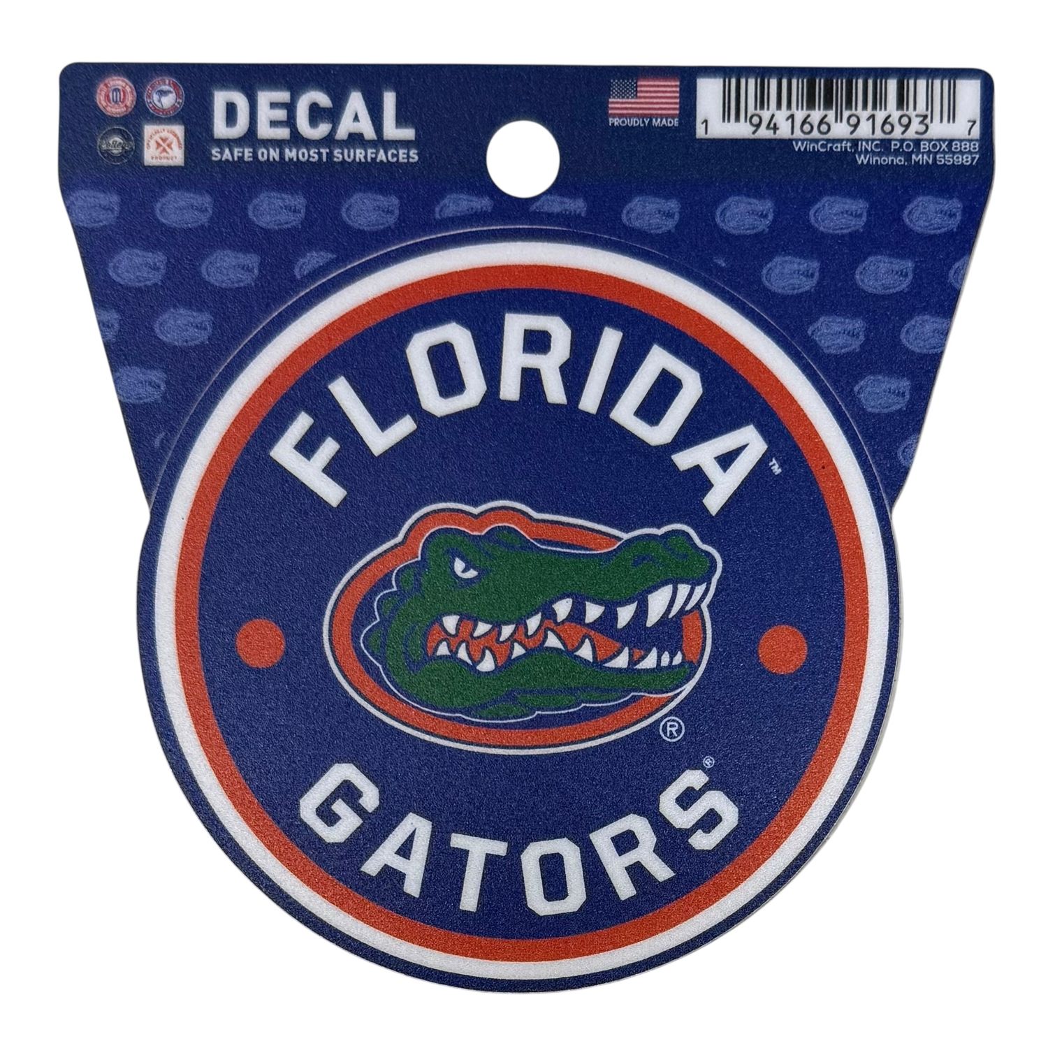 Florida Gators Round 3" x 3" Decal