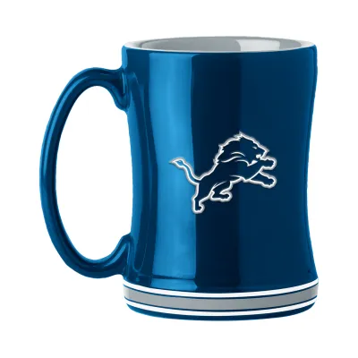 Detroit Lions 14oz Relief Coffee Mug Detroit Lions 14oz Relief Coffee Mug