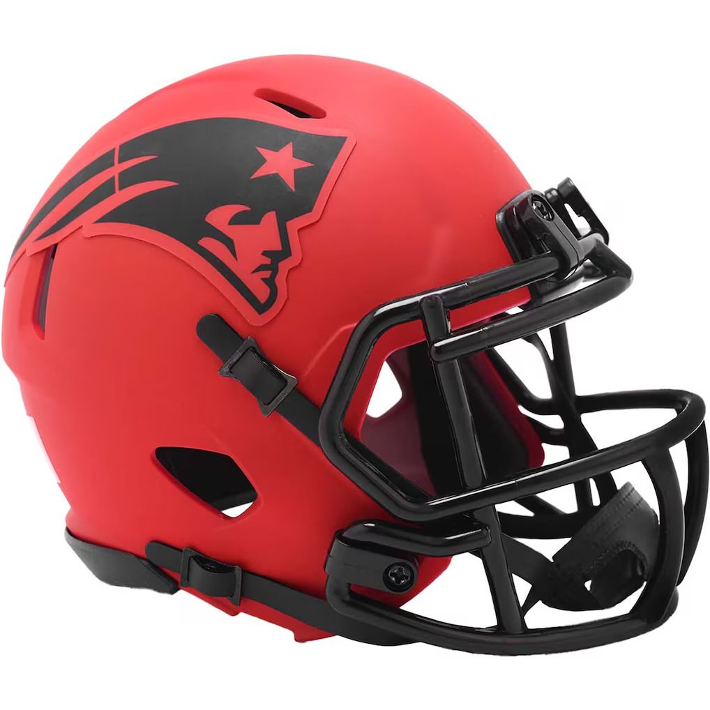 New England Patriots Riddell Rave Speed Mini Helmet New England Patriots Riddell Rave Speed Mini Helmet