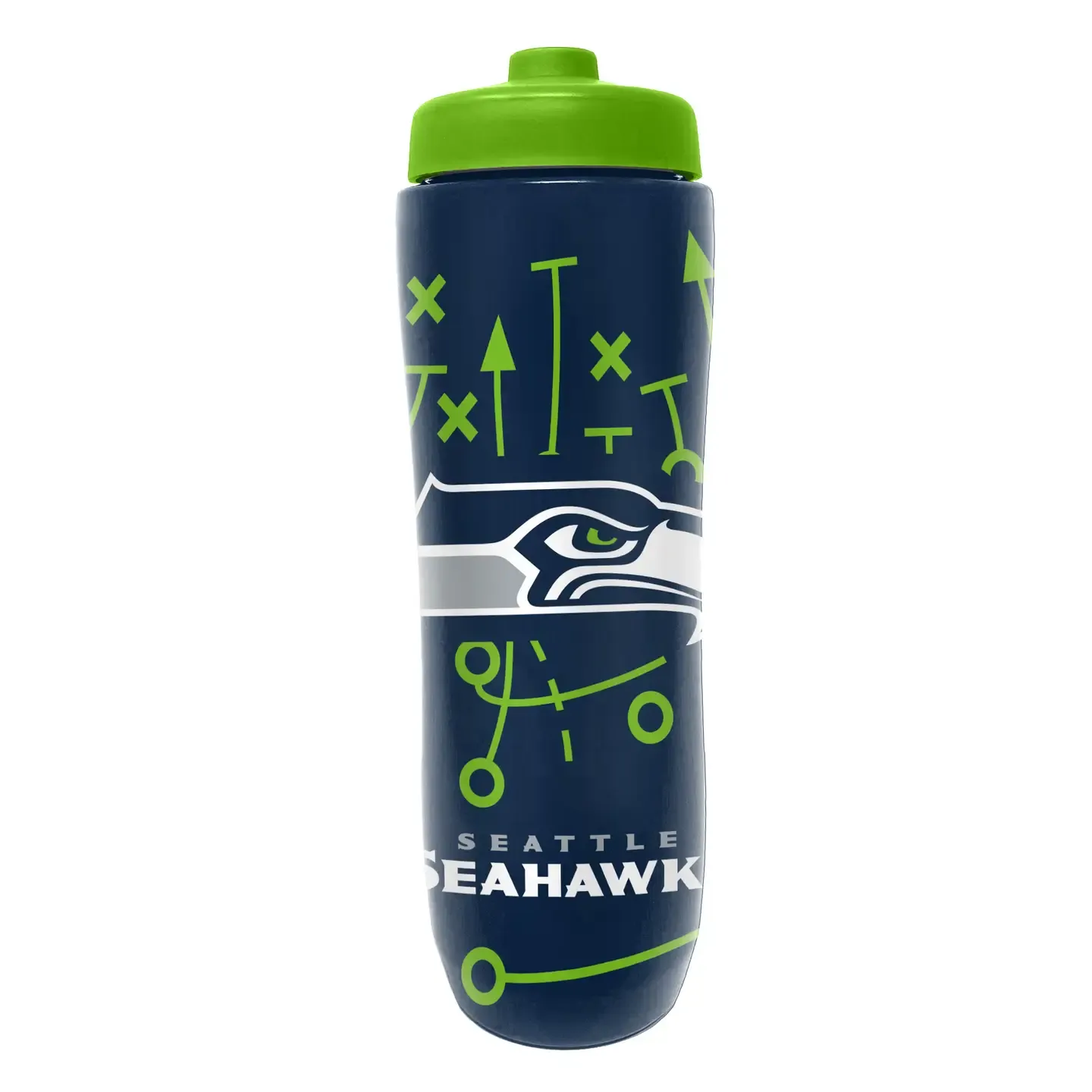 Seattle Seahawks 34oz Squeezy Water Bottle
