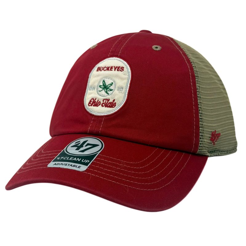 Ohio State Buckeyes Men’s 47 Brand Clean Up Adjustable Hat Ohio State Buckeyes Men’s 47 Brand Clean Up Adjustable Hat