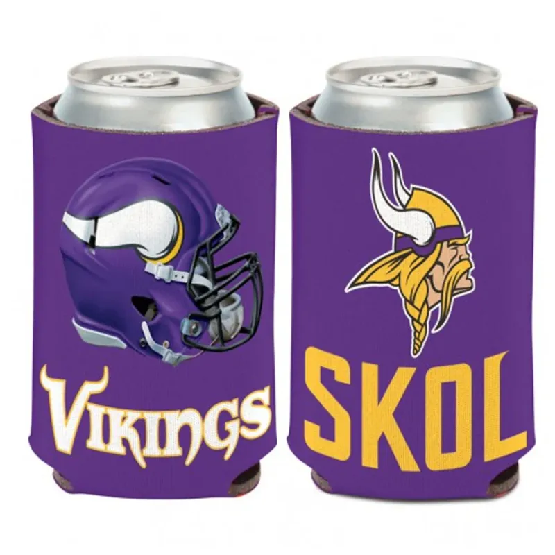Minnesota Vikings Skol 12 Ounce Can Cooler Koozie Minnesota Vikings Skol 12 Ounce Can Cooler Koozie