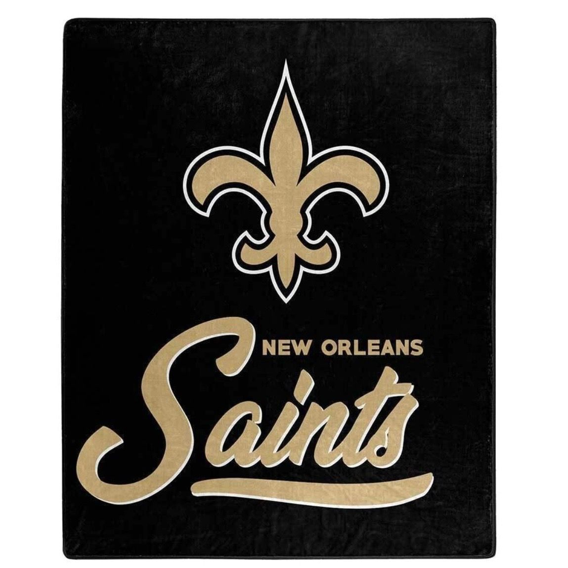 New Orleans Saints 50" x 60" Signature Plush Raschel Blanket