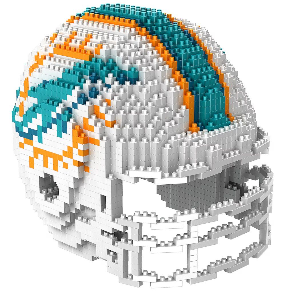 Miami Dolphins 3D BRXLZ Helmet