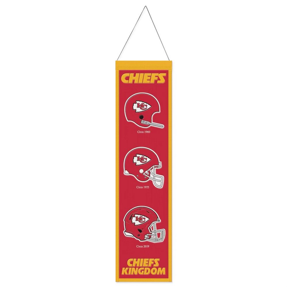 Kansas City Chiefs 8” x 32” Heritage Banner