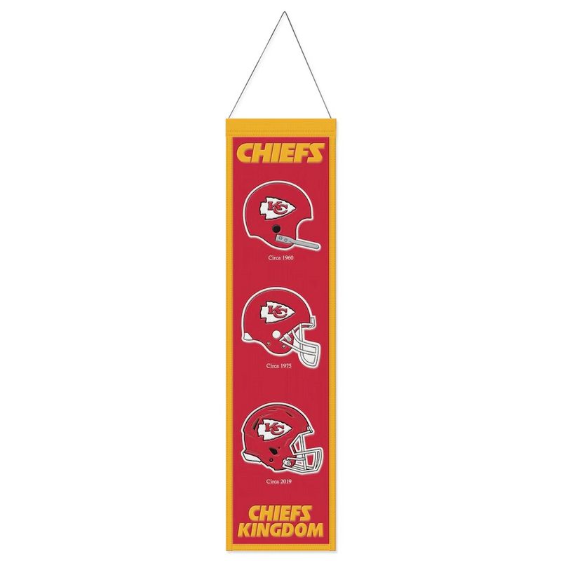 Kansas City Chiefs 8” x 32” Heritage Banner
