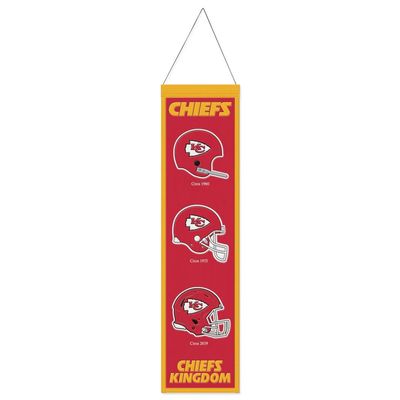 Kansas City Chiefs 8” x 32” Heritage Banner Kansas City Chiefs 8” x 32” Heritage Banner