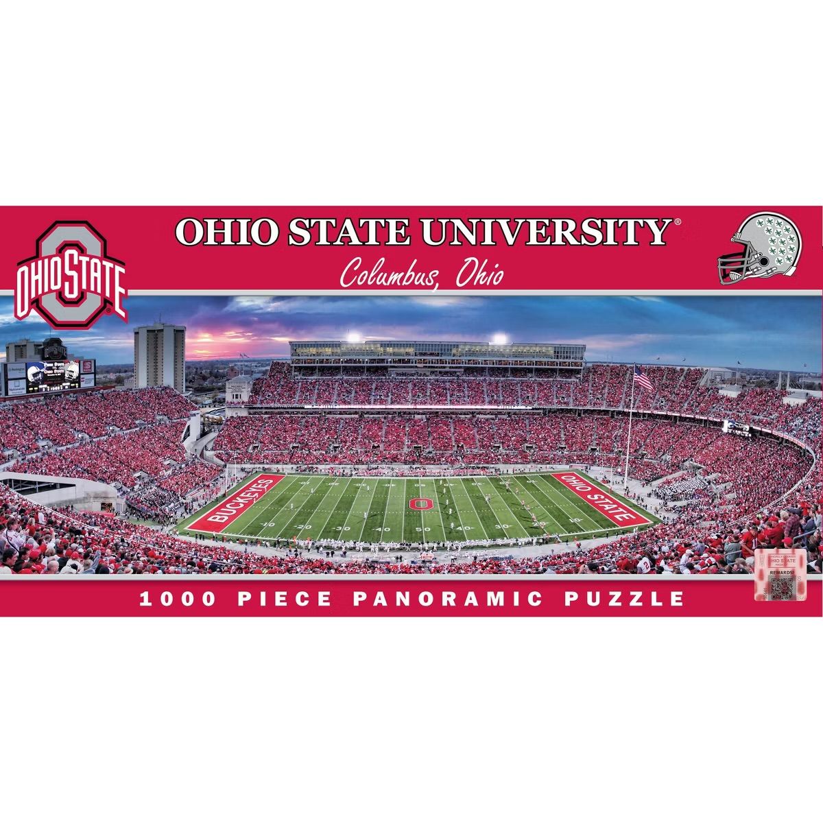 Ohio State Buckeyes 1000 Piece Panoramic Puzzle