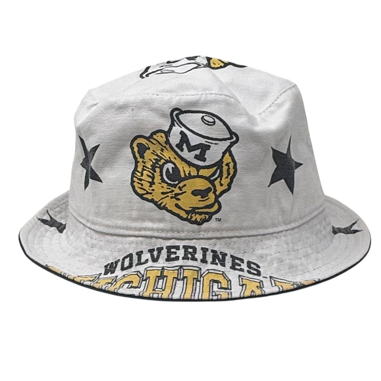 Michigan Wolverines Unisex White 47 Energize Bucket Hat