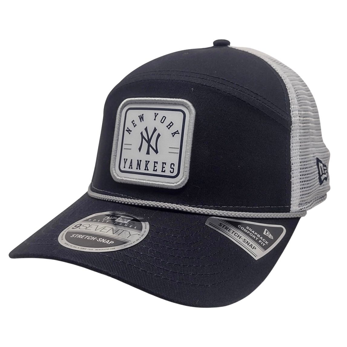 New York Yankees Men's Patch New Era MLB 9Seventy Stretch-Snap Hat