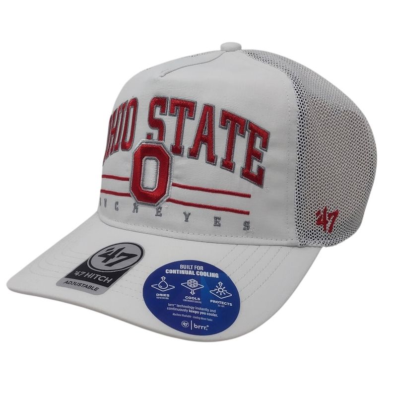 Ohio State Buckeyes Men’s White 47 Hitch Adjustable Hat Ohio State Buckeyes Men’s White 47 Hitch Adjustable Hat