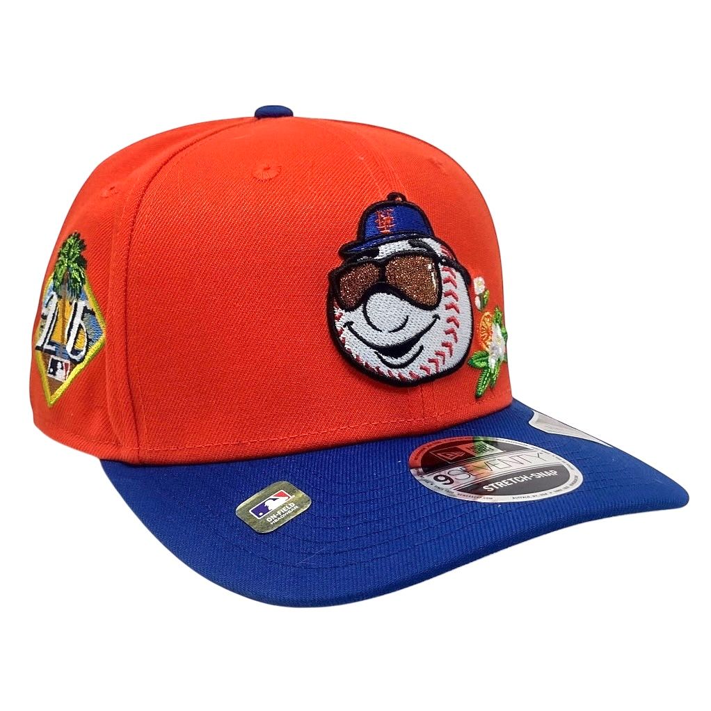 New York Mets Men's Orange 2026 Spring Training New Era 9Seventy Stretch-Snap Hat