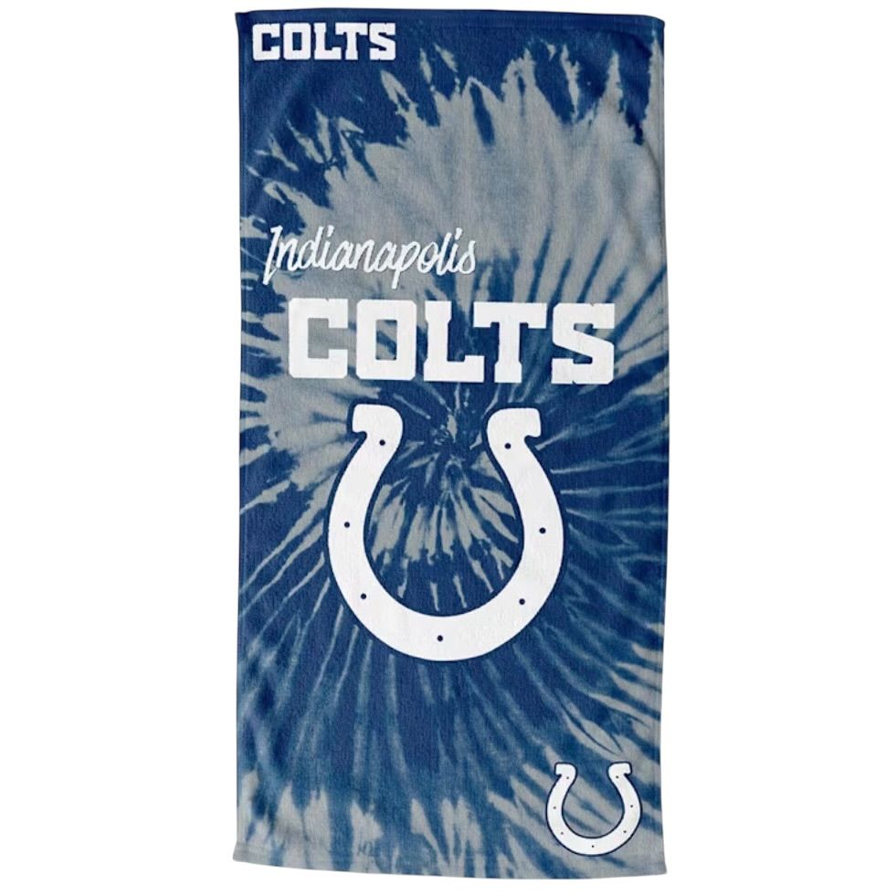 Indianapolis Colts Psychedelic Beach Towel Indianapolis Colts Psychedelic Beach Towel