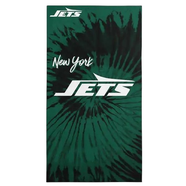 New York Jets Psychedelic Beach Towel New York Jets Psychedelic Beach Towel