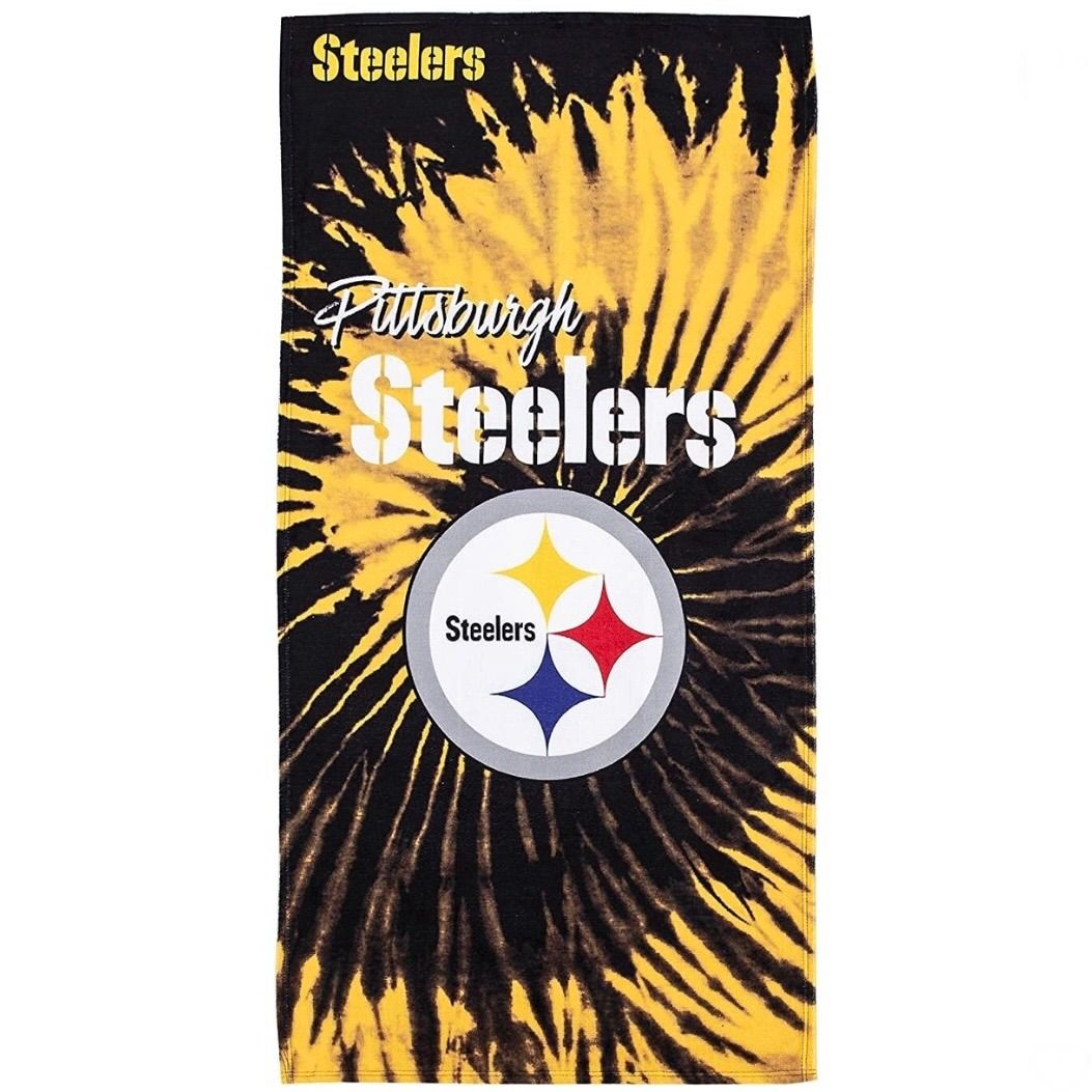 Pittsburgh Steelers Psychedelic Beach Towel
