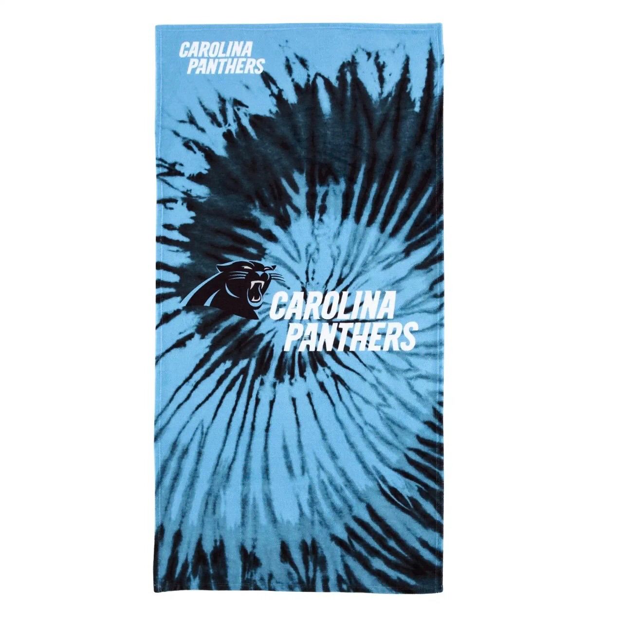 Carolina Panthers Psychedelic Beach Towel