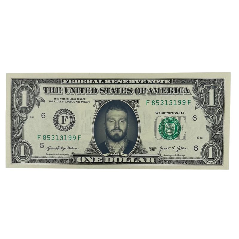 Maxx Crosby Famous Face Dollar Bill