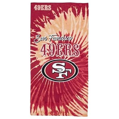 San Francisco 49ers Psychedelic Beach Towel
