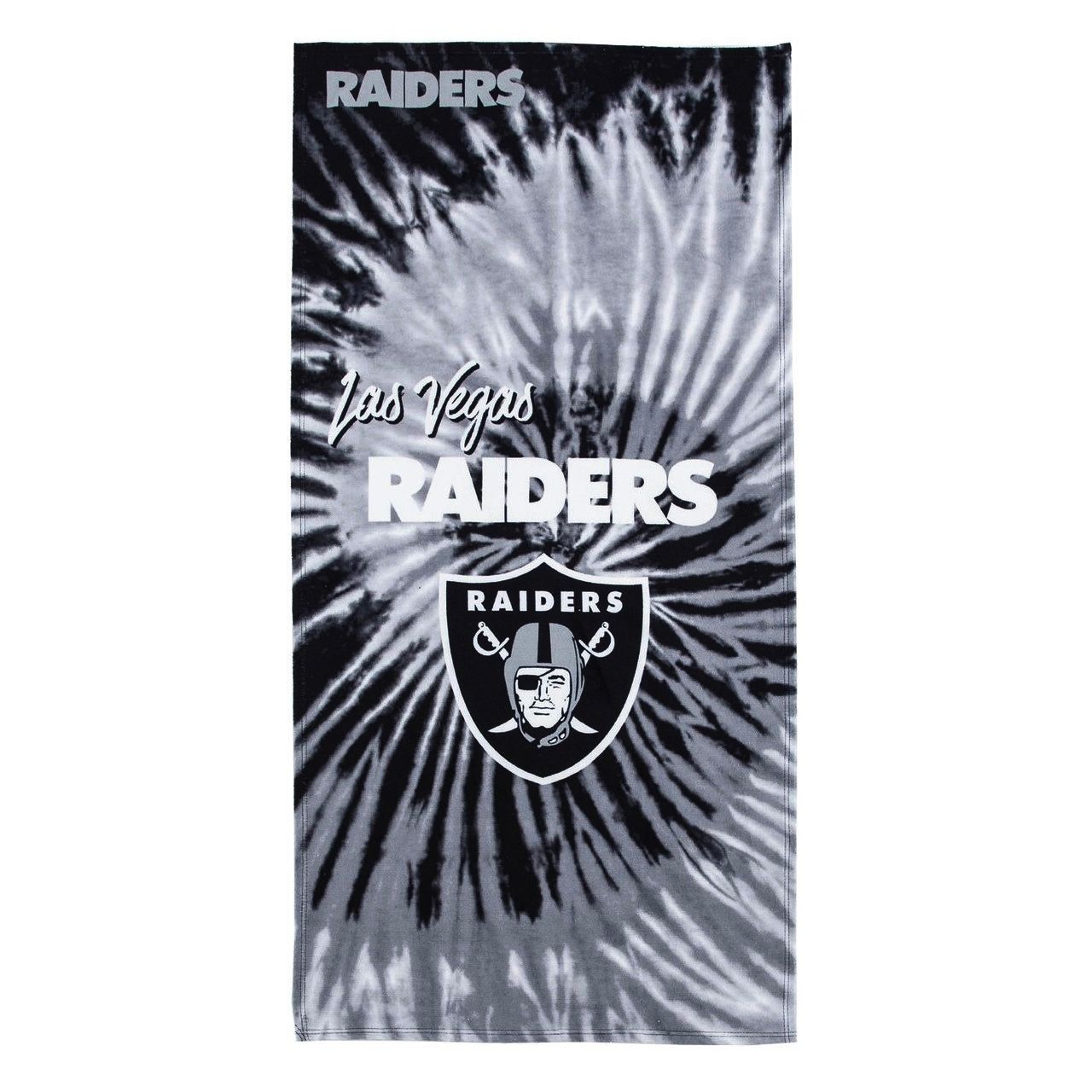 Las Vegas Raiders Psychedelic Beach Towel