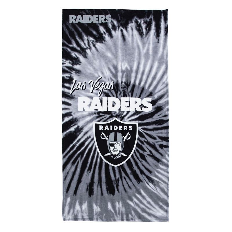 Las Vegas Raiders Psychedelic Beach Towel