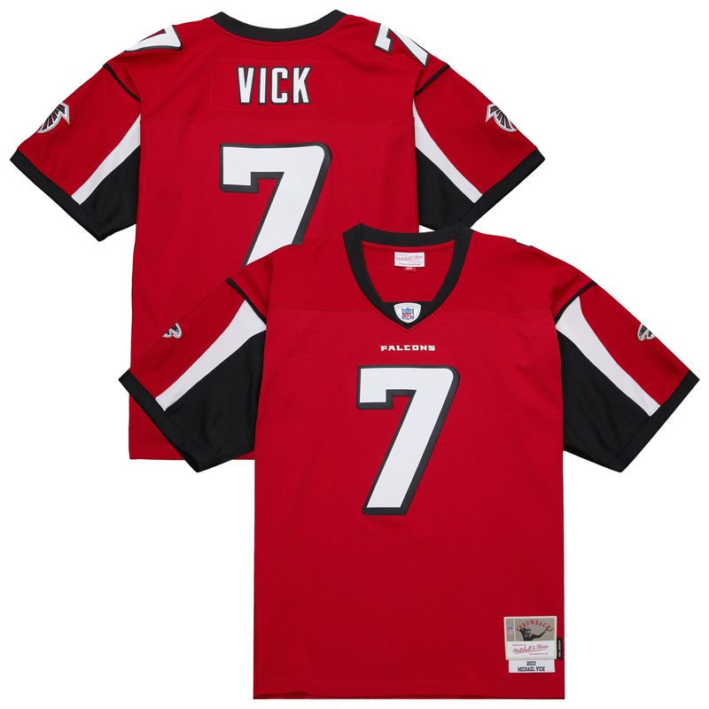 Atlanta Falcons Michael Vick 2003 Red Mitchell & Ness Men's Legacy Jersey