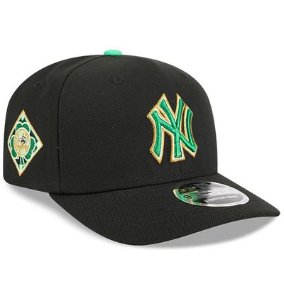 New York Yankees Men’s New Era Black 2026 St. Patrick's Day 9SEVENTY Adjustable Hat