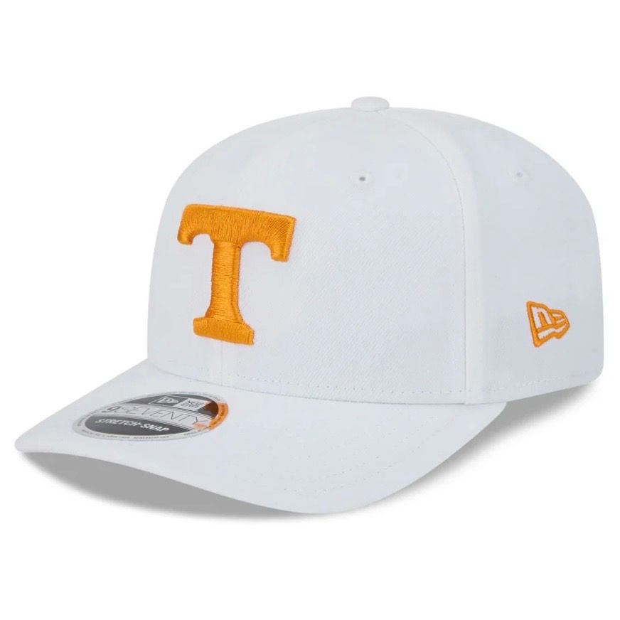 Tennessee Volunteers Men's White New Era 9Seventy Stretch-Snap Hat