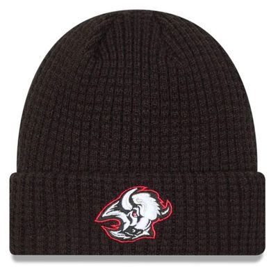 Buffalo Sabres Men's Black Waffle Alternate New Era Cuffed Knit Hat Buffalo Sabres Men's Black Waffle Alternate New Era Cuffed Knit Hat