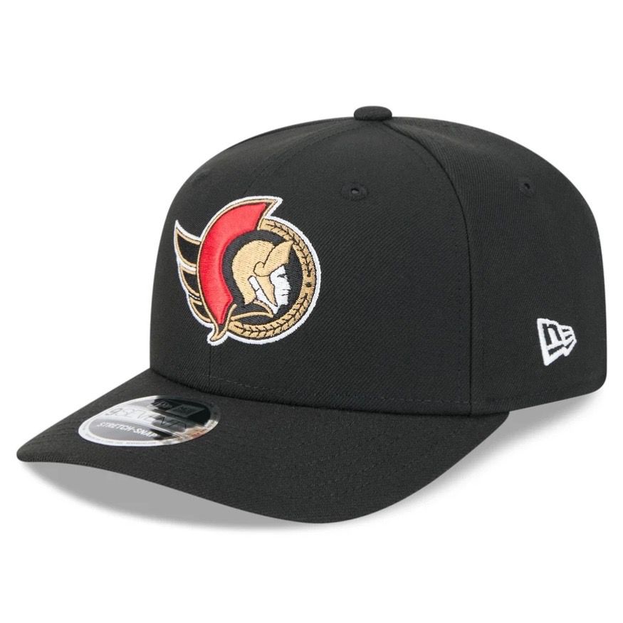 Ottawa Senators Men's Black New Era 9SEVENTY Stretch-Snap Hat