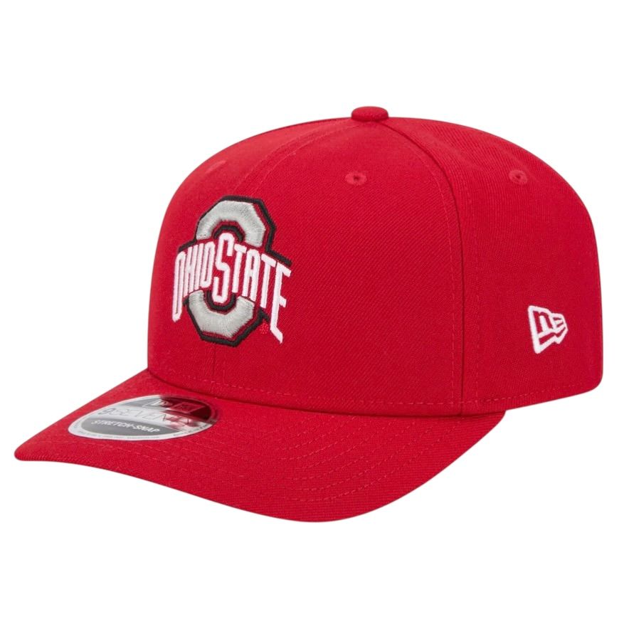 Ohio State Buckeyes Men's Red New Era NCAA 9Seventy Stretch-Snap Hat