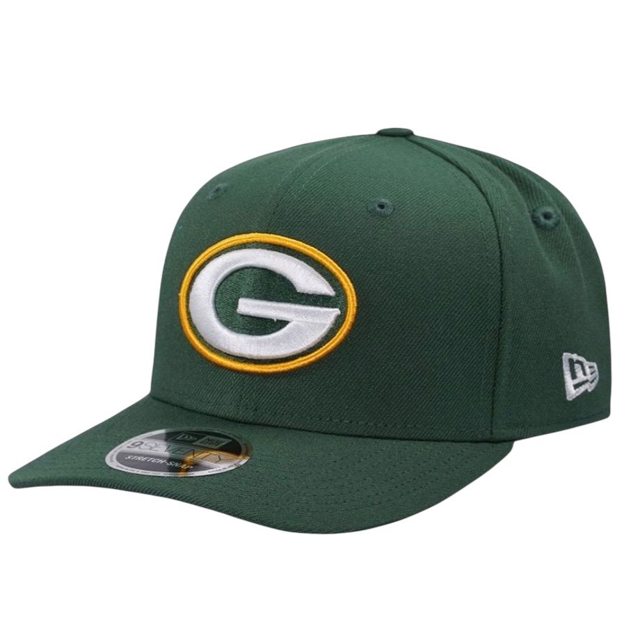 Green Bay Packers Men's Green New Era 9SEVENTY Stretch-Snap Hat