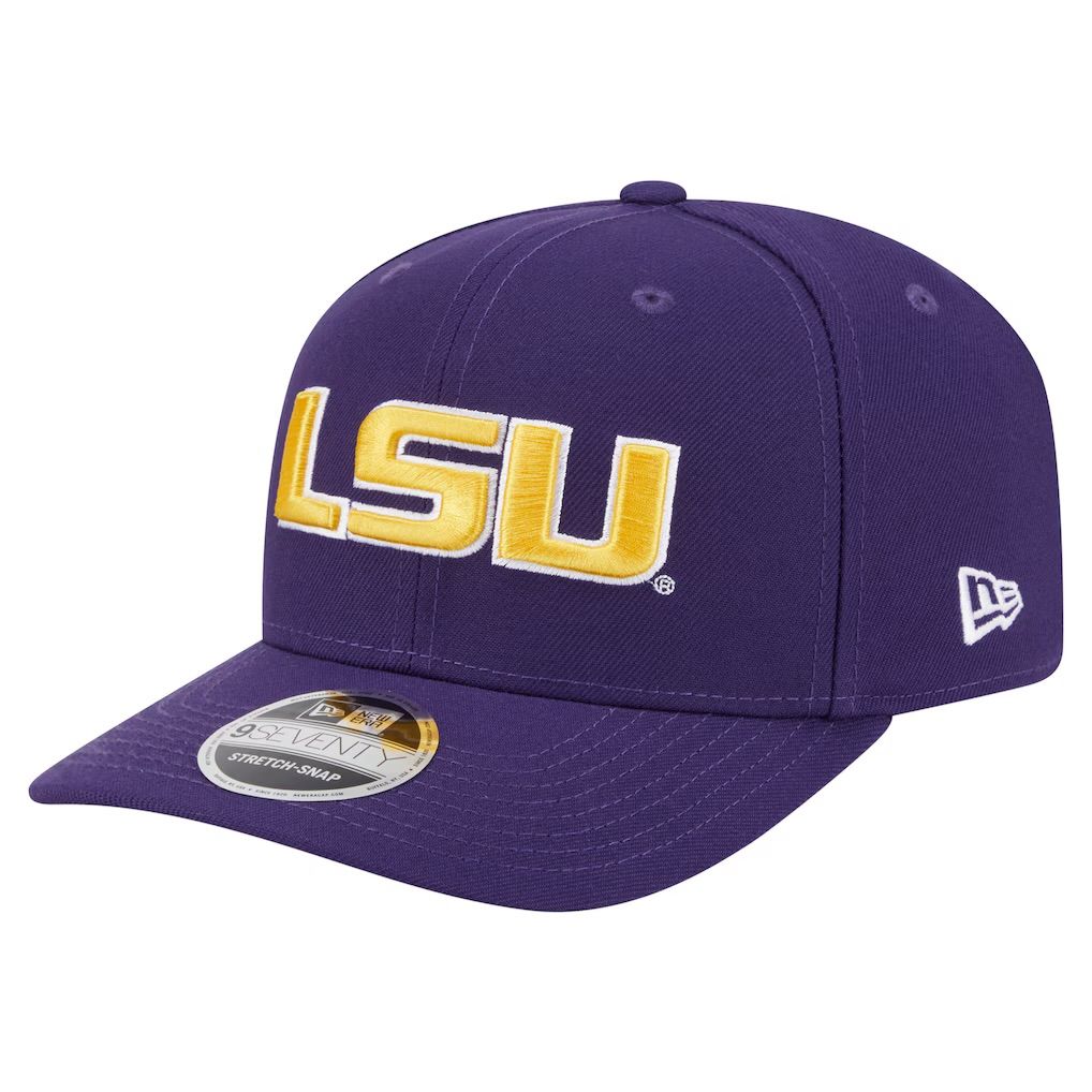 LSU Tigers Men's Purple New Era NCAA 9Seventy Stretch-Snap Hat