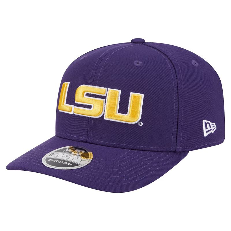 LSU Tigers Men's Purple New Era NCAA 9Seventy Stretch-Snap Hat