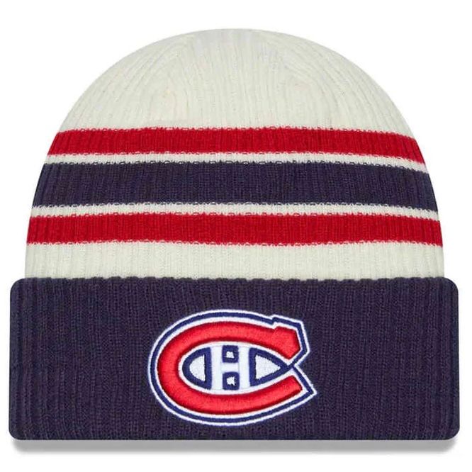 Montreal Canadiens Men's Vintage New Era Cuffed Knit Hat