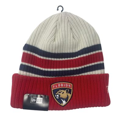 Florida Panthers Men's Vintage New Era Cuffed Knit Hat Florida Panthers Men's Vintage New Era Cuffed Knit Hat
